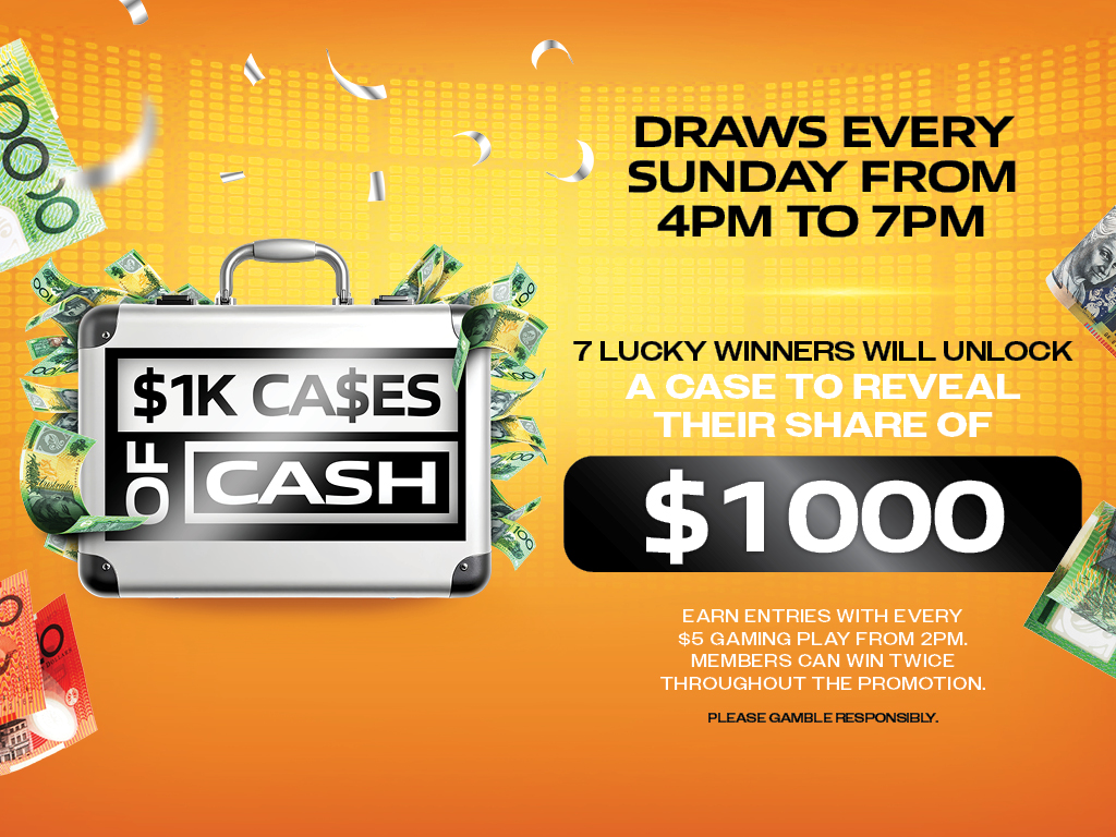 $1k Cases of Cash