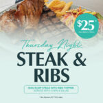 Thursday Night Steak & Rib