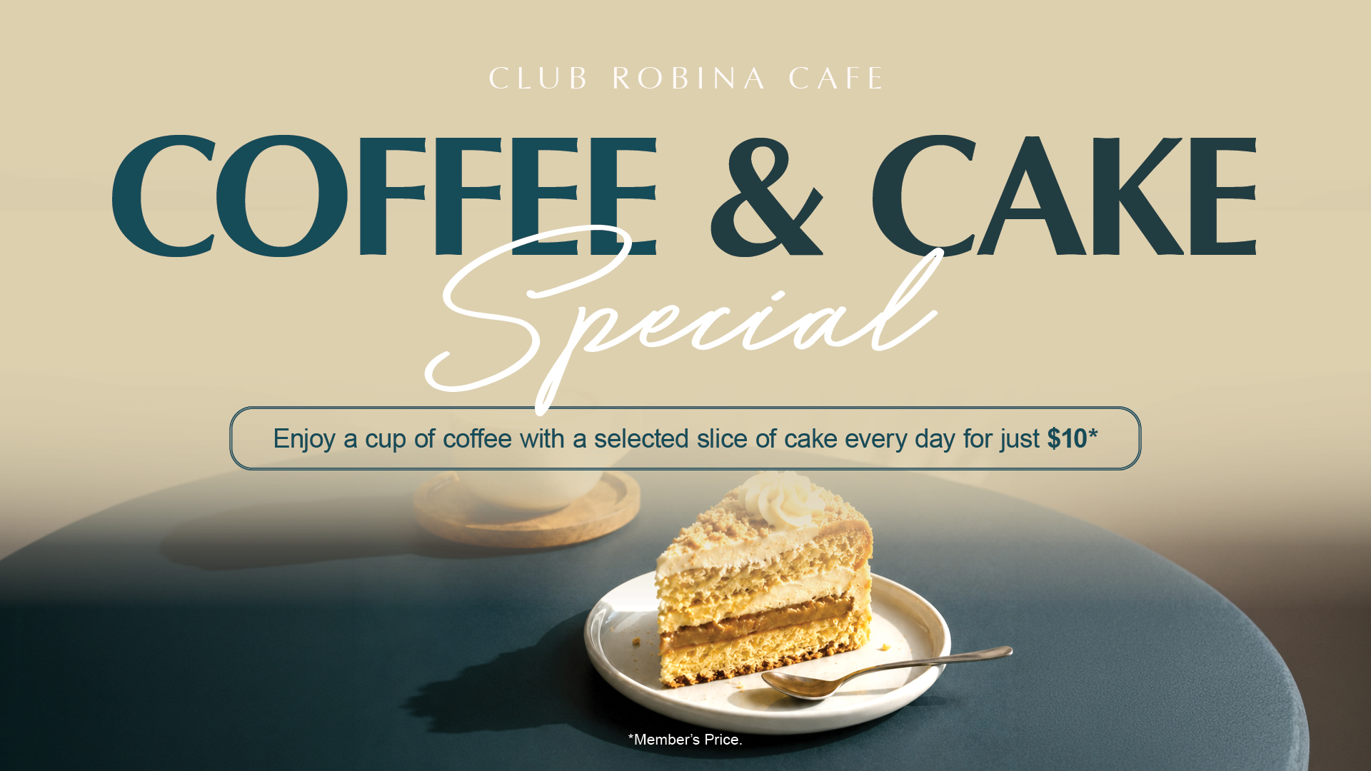 Coffee & Cake Special