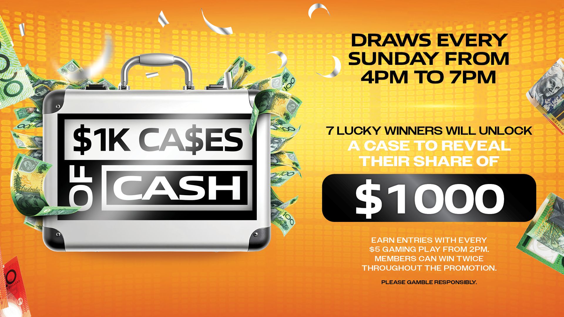 $1k Cases of Cash