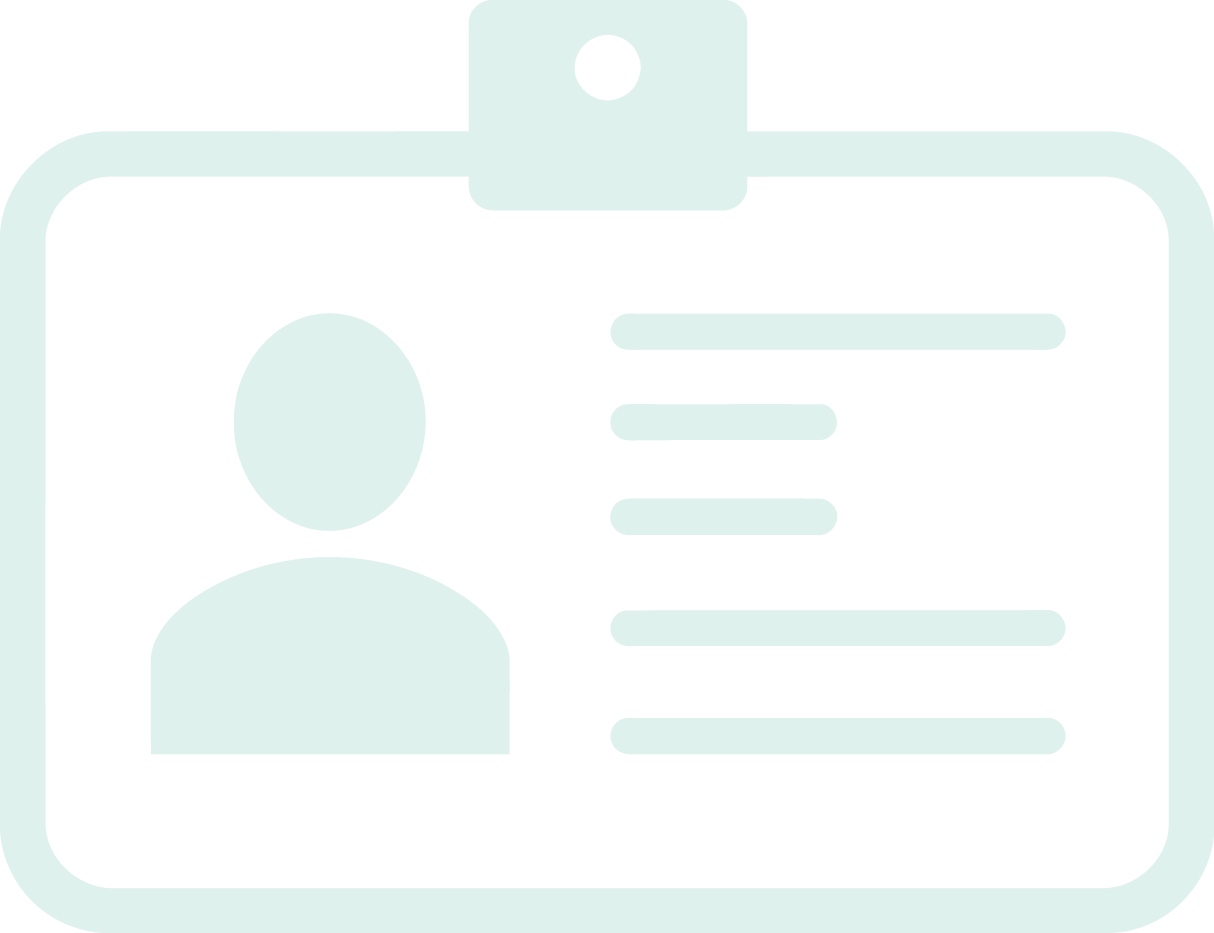 Membership card icon