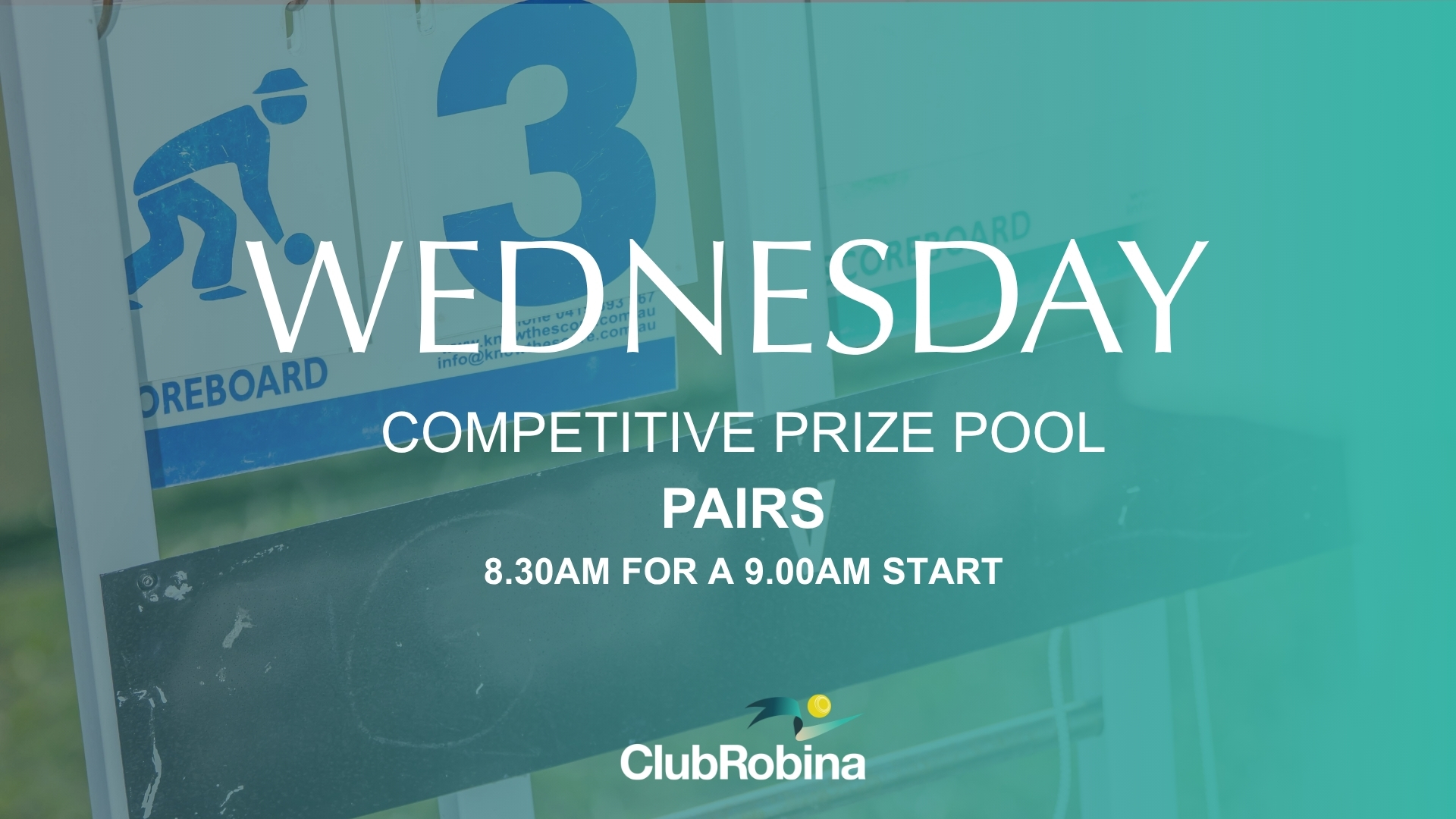 Wednesday AM: Competitive Prize Pool