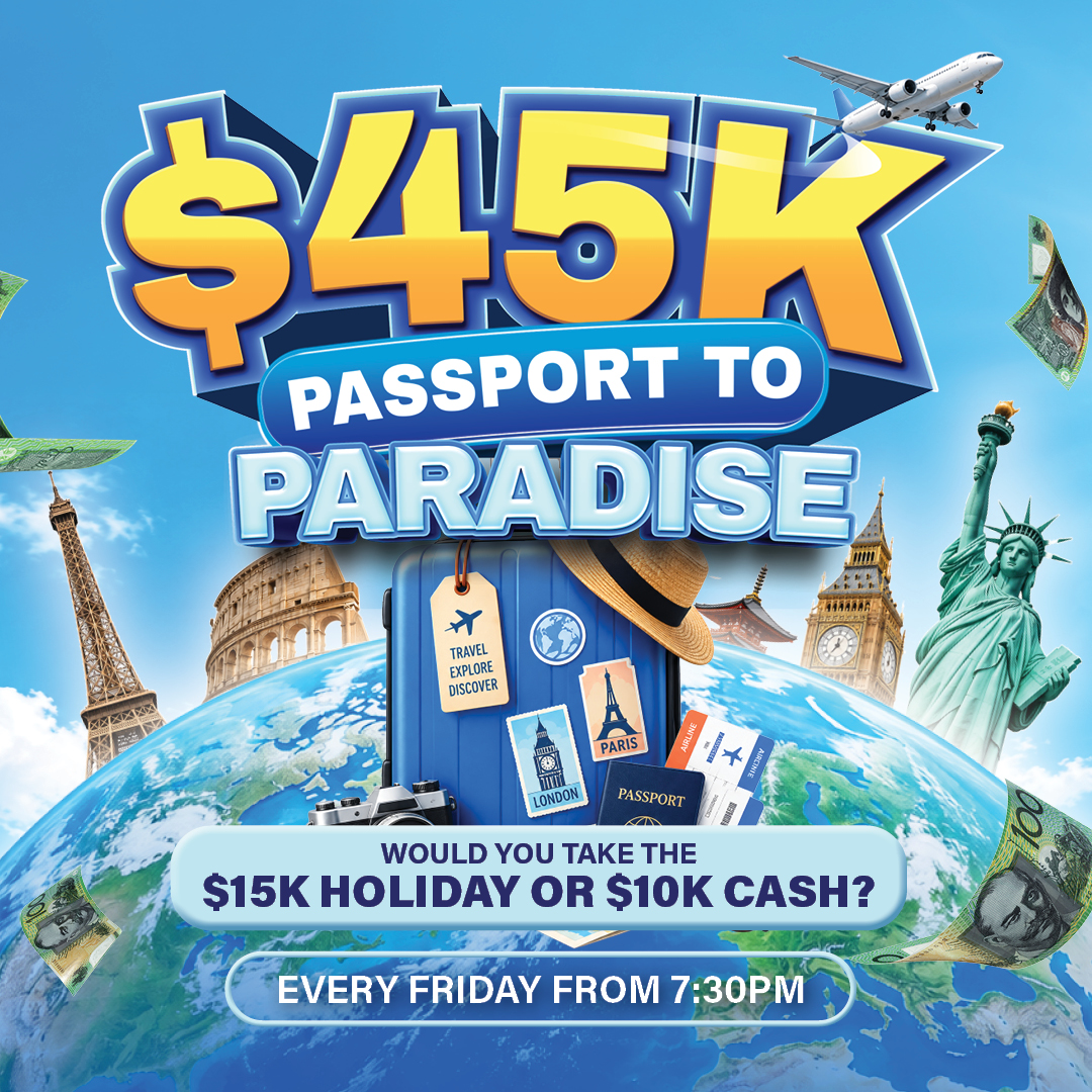 $45K PASSPORT TO PARADISE