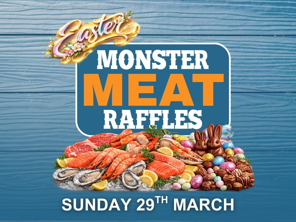 CR Easter Monster Meat raffle POS