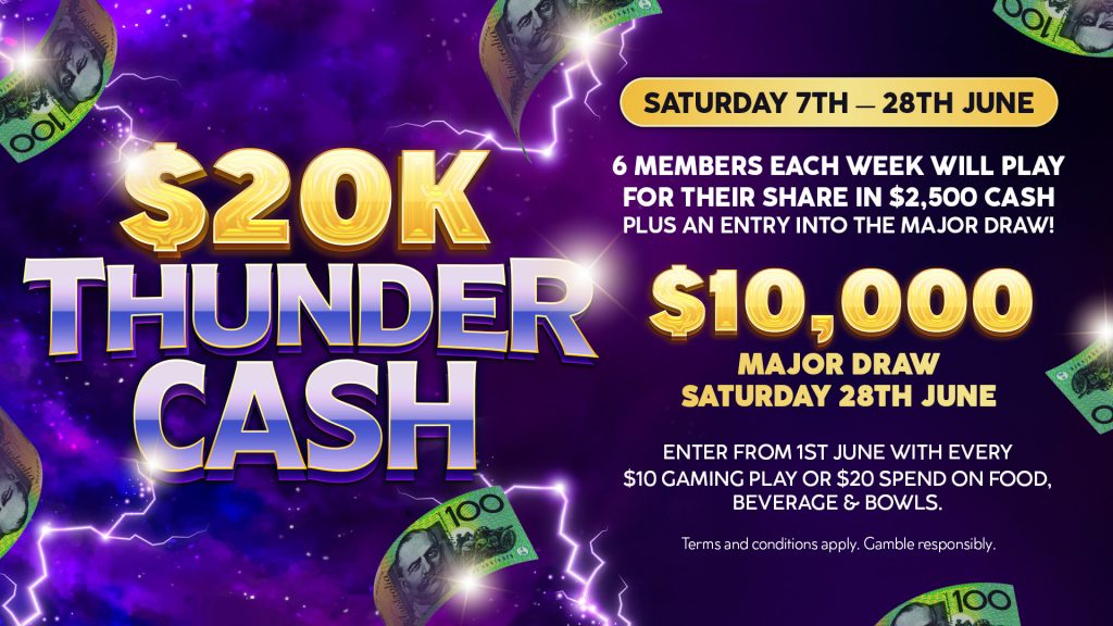 Club Robina 20k Thunder Cash Nightlife