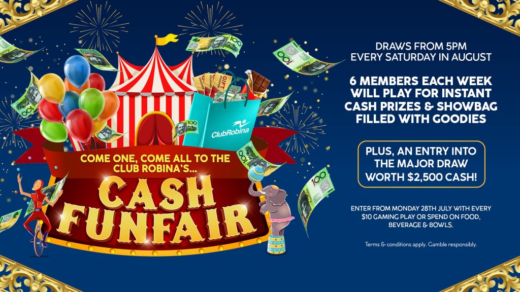 Club Robina Cash Funfair Nightlife