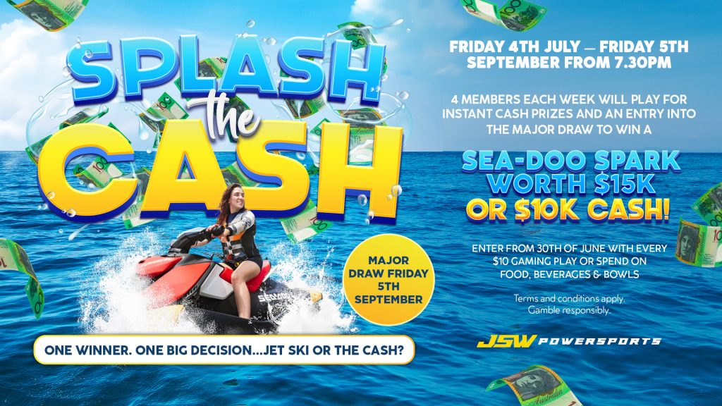 Club Robina Splash The Cash TVL