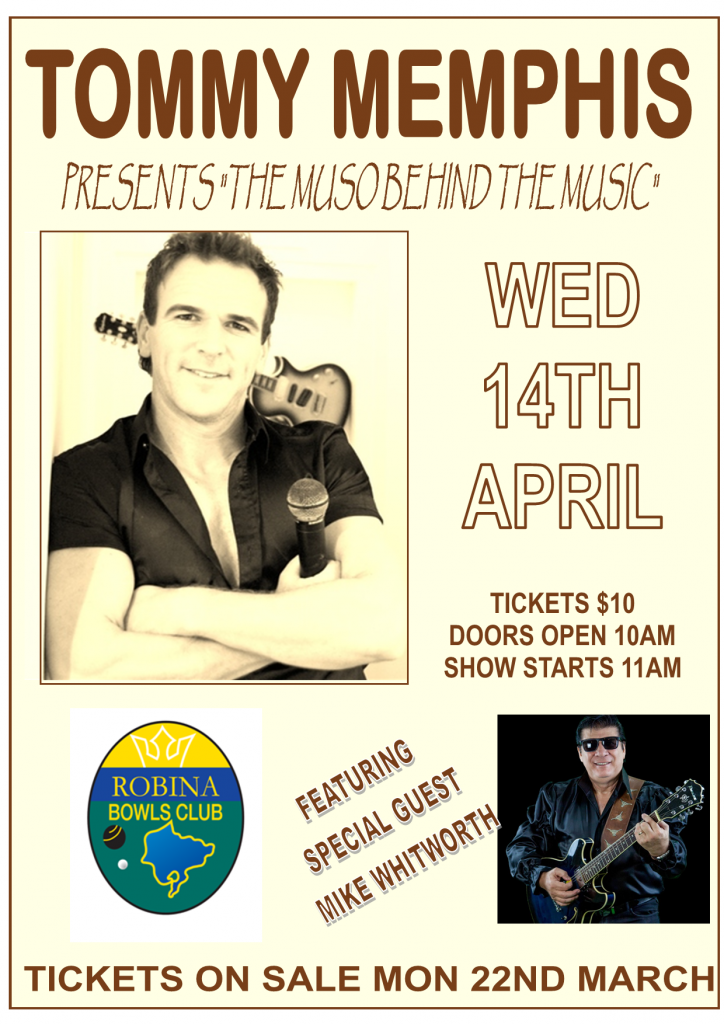 TOMMY MEMPHIS WED 14TH